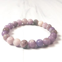 Matte Pink Tourmaline Healing Bracelet