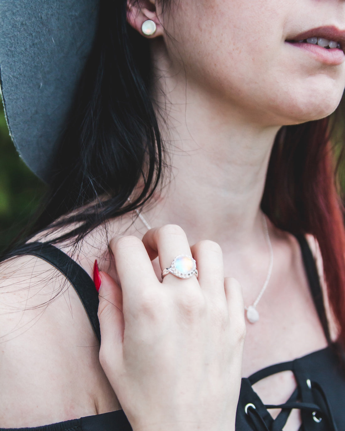 Moonstone Ring Adjustable