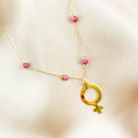 Power Pink Tourmaline Necklace