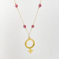 Power Pink Tourmaline Necklace