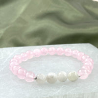 Rose Quartz and Moonstone Fertility Bracelet