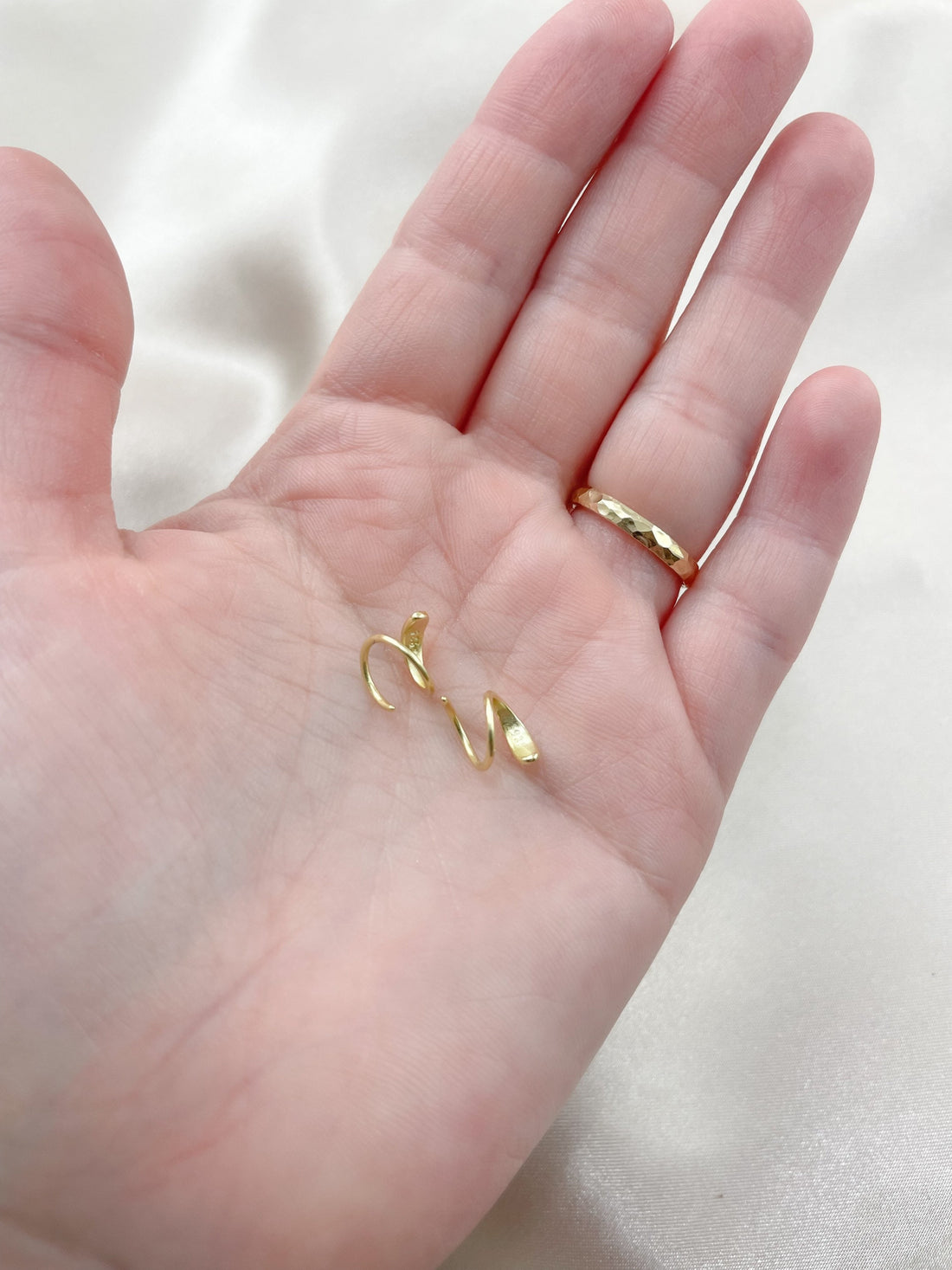 Spiral Hoop Earrings
