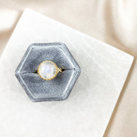 Moonstone Ring Adjustable