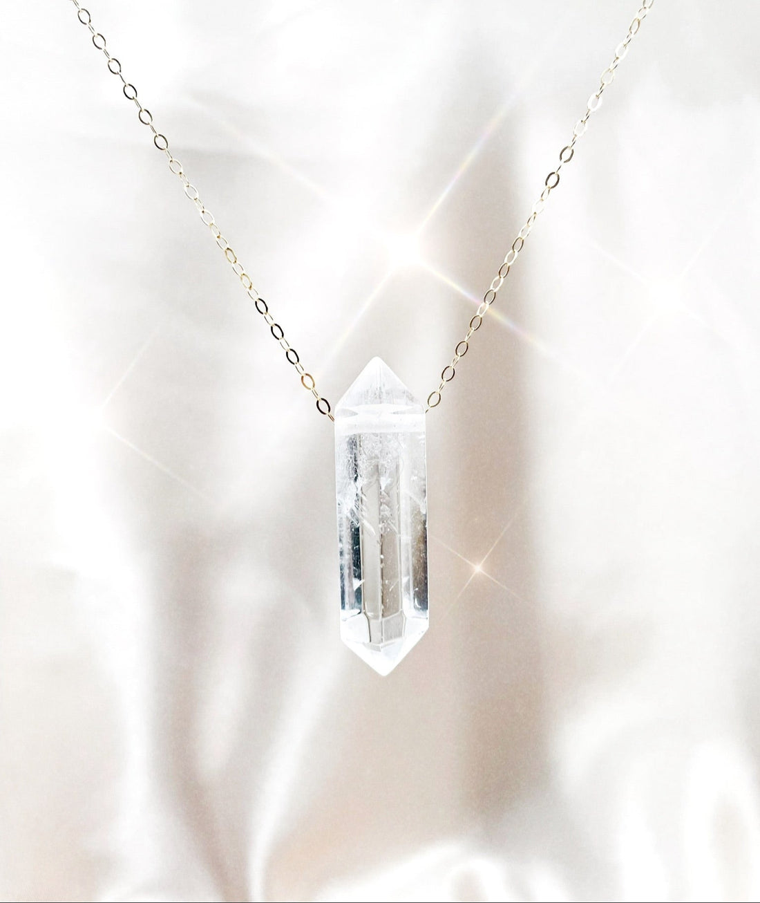 Goddess Quartz Healing Necklace