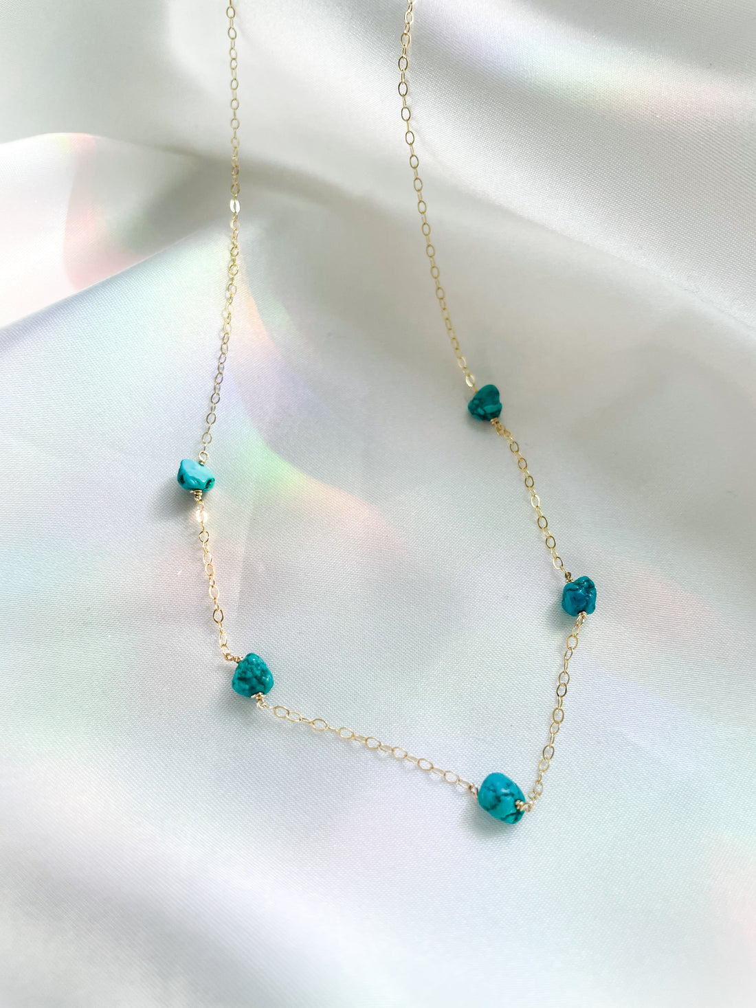 Raw Turquoise Choker