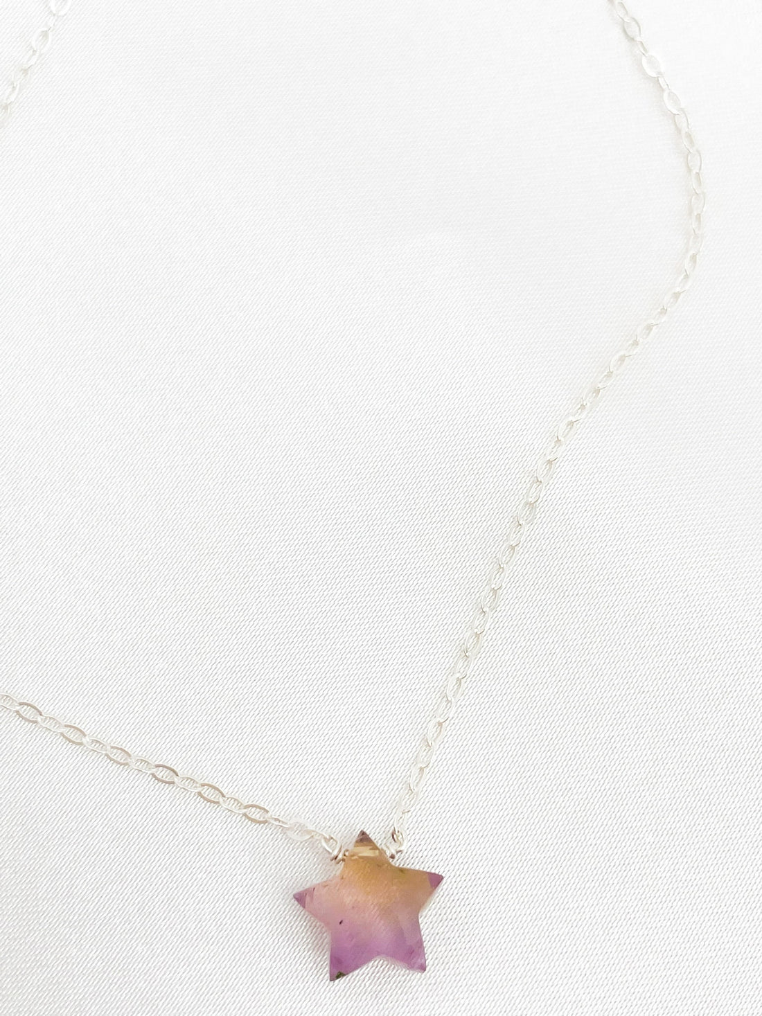 Dainty Ametrine Star Necklace