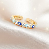 Dainty Evil Eye Ring